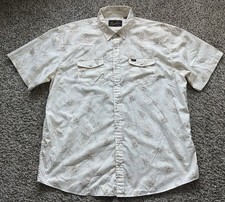 Howler Bros Shirt Mens XXL H Bar B Pearl Snap Short Sleeve Floral