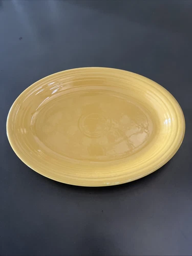 Fiestaware Serving Platter Plate HLC USA FiestaWare 12.5" Vintage