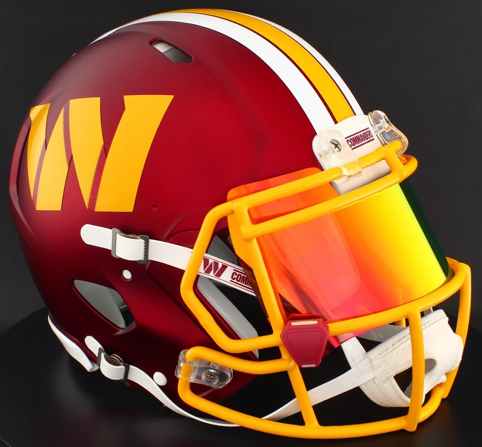 WASHINGTON COMMANDERS 2025 NFL Riddell Speed tamaño completo réplica casco de fútbol americano Foto 2 de 4