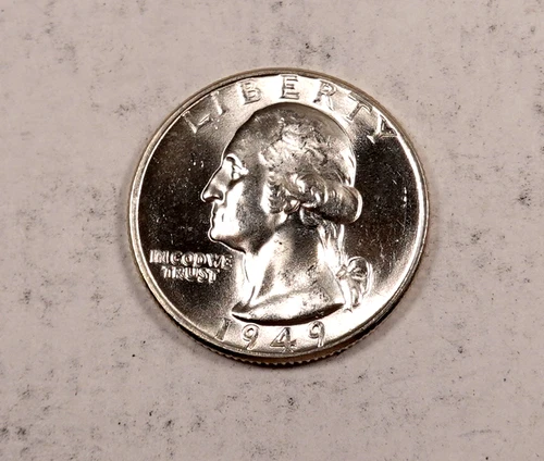 1949 Washington Quarter * Gem BU++ * 90% Silver * XXQ221