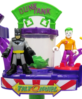 Imaginext DC Super Friends Batman Joker Laff Factory Funhouse +