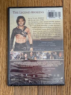 Pompeii (dvd, 2014, includes digital copy ultraviolet) New! Free