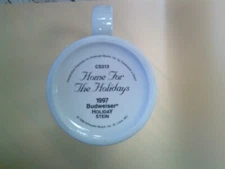 HOME FOR THE HOLIDAYS 1997 BUDWEISER BEER STEIN MUG CS313 CLYDESDALES