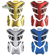 Glossy Decal Fit For Motorcycle Fuel Gas Tank Pad Protector 3D Gel Vinyl Sticker