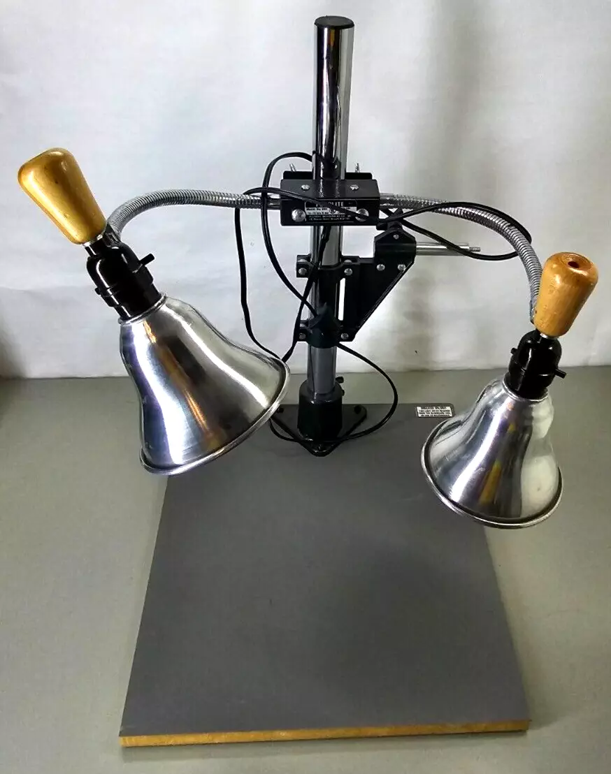 Vintage Fotolite 28C Studio Photography Light Stand, Platform, Arms, Base