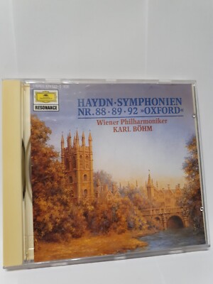 Haydn Sinfonie Nr. 88/Nr. 89/Nr. 92, 'Oxford' Karl Böhm/ Wiener Phil.[CD]
