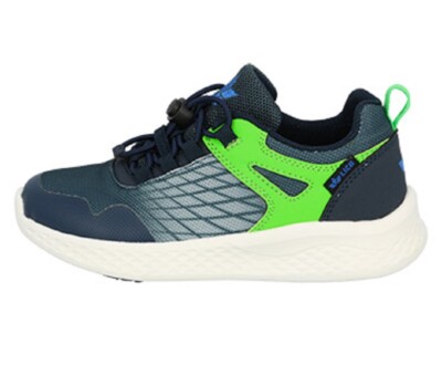 LICO Milos Jungen Sportschuhe,Sneaker,Marine/Lemon,Gr.30-41