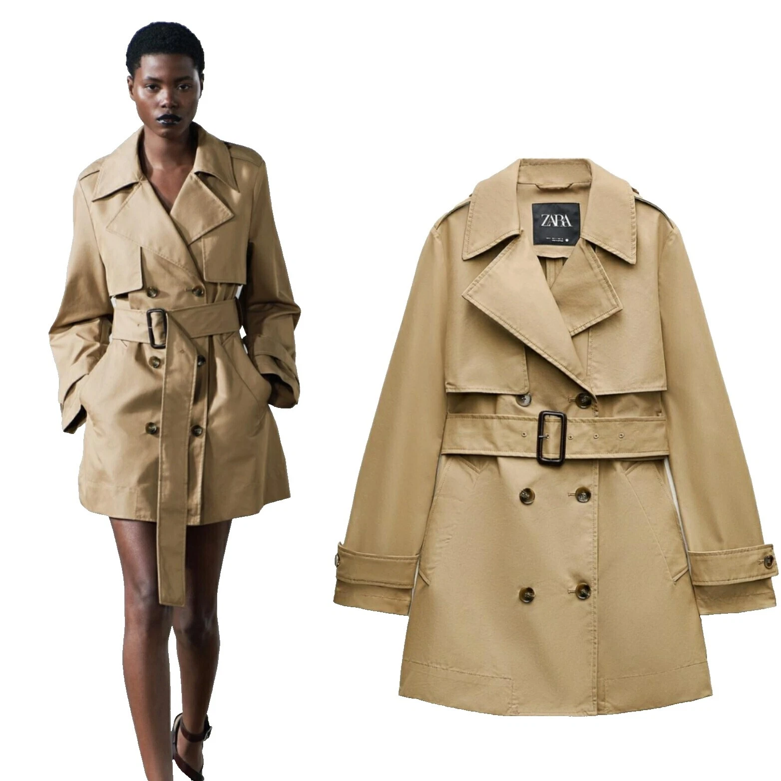 Zara Belted Coats, Jackets & Vests for Women