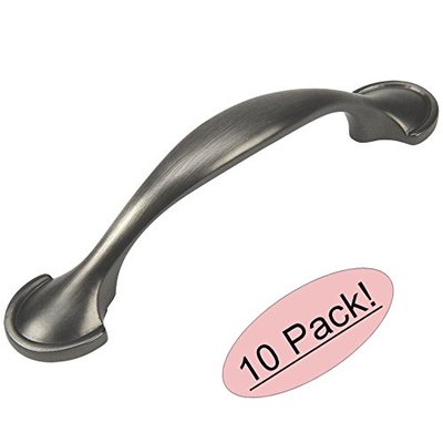 *10 Pack* Cosmas Cabinet Hardware Antique Silver Handles Pulls #6632AS