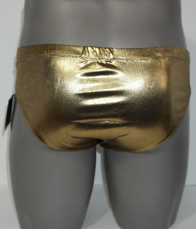 NUEVO CALZONCILLO HOMBRE DORADO TALLA MEDIANA 32-34 Foto 2 de 4