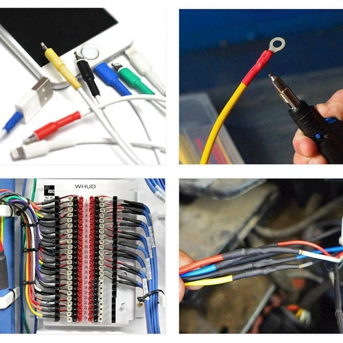 800x Heat Shrink Tubing Tube Sleeve Kit Car Electrical Assorted Cable Wire Wrap - Picture 10 of 21