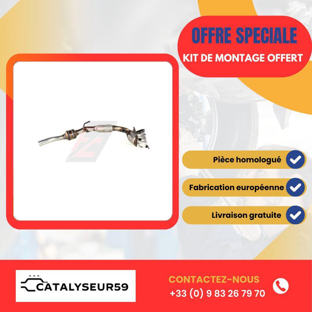 Catalyseur inox Volkswagen Touran 1.4i TSI 16V longévité renforcée
