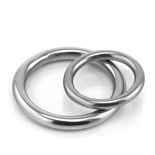 A2 Edelstahl Schwerlast massiv Metall O Ring geschweißt glatt rund Ringe - Bild 8 von 10