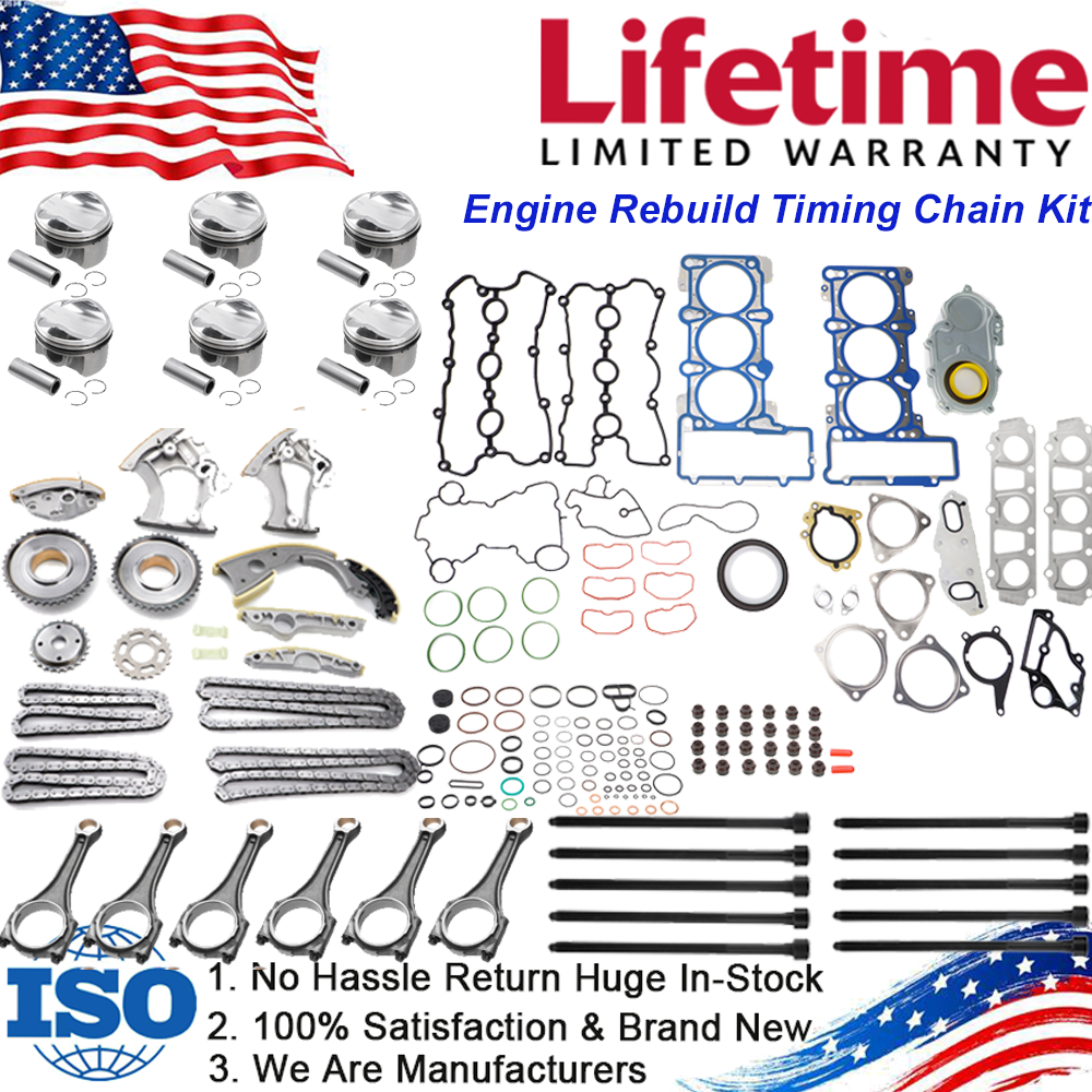 3.0T Engine Rebuild Timing Chain Kit for 11-17 Audi A4 A5 S4 A6 Q5 Q7 VW