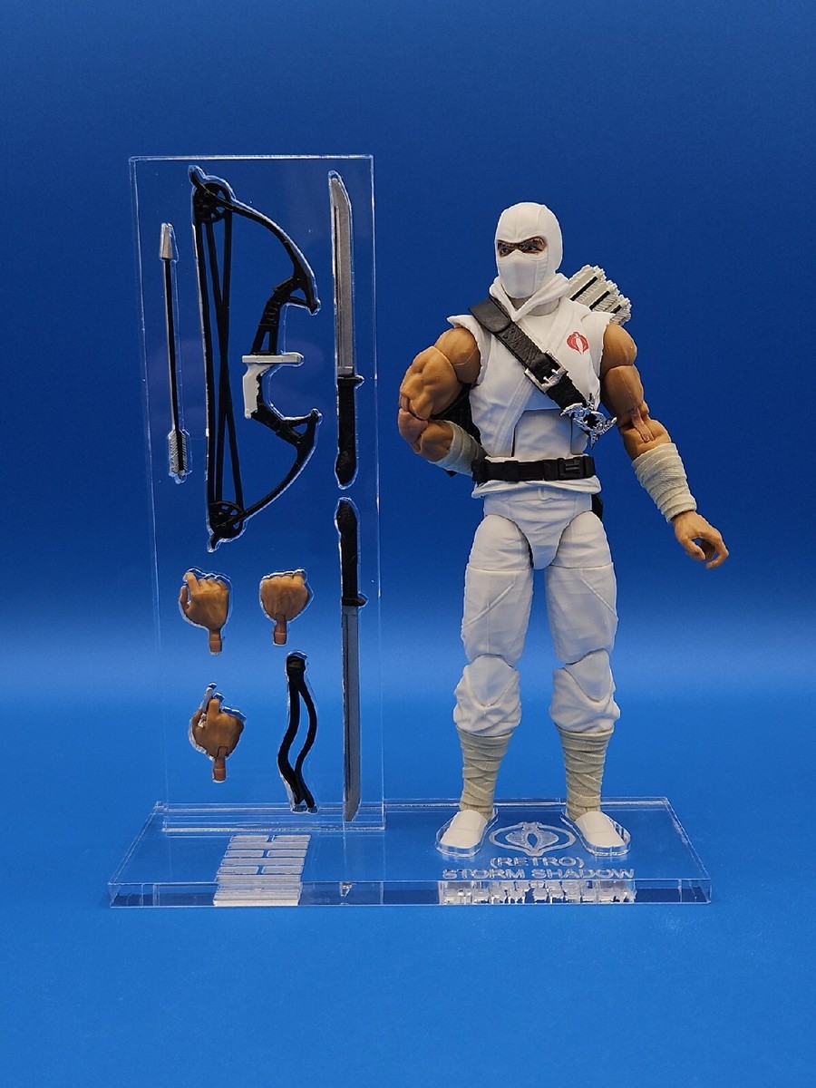 G.I. Joe Classified Storm Shadow (Retro) Acrylic Base Set 🔥No Toy