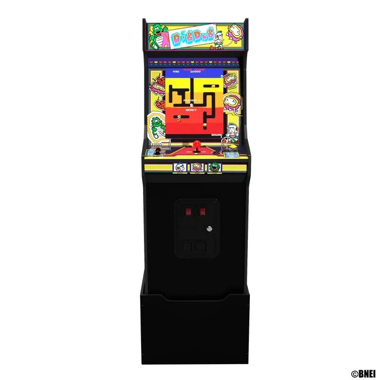 Arcade1up Dig Dug Legacy Edition Arcade Games Machine Riser Light