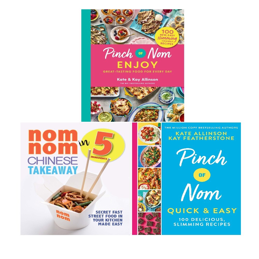 Pinch of Nom Enjoy Kay Allinson, Nom Nom Chinese Takeaway,Quick Easy 3 Books Set