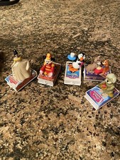 Vintage Disney VHS Train Car McDonalds Happy Meal Toy Lot of 5