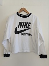 Nike sportswear oversized cropped crew sweatshirt size Small