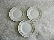 3 Fine China Made For International Silver Co. 326 Springtime B&B/Dessert Plate