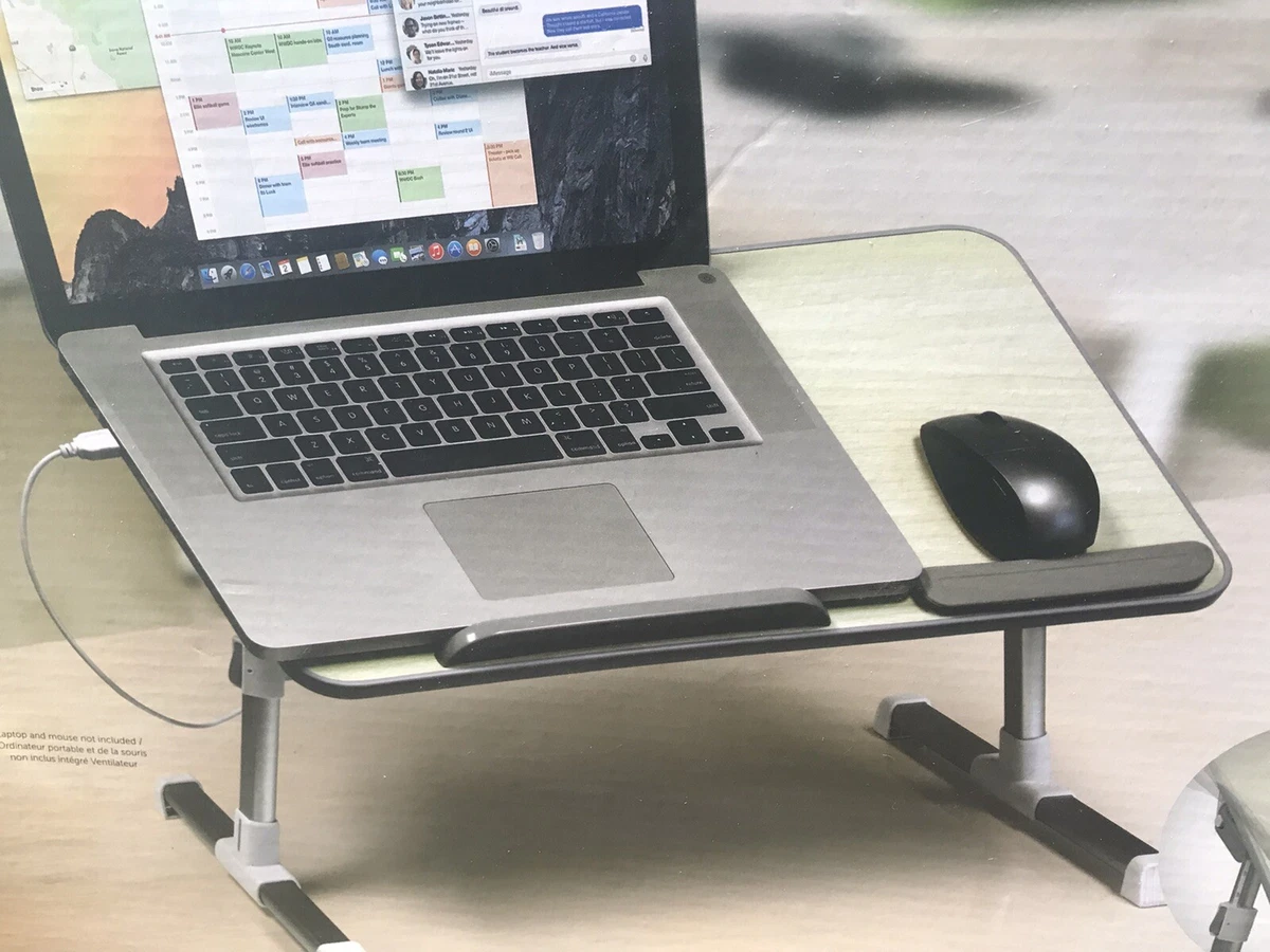 Aluratek adjustable laptop table deals