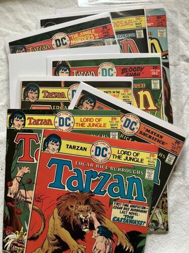 (9)- TARZAN DC LORD OF THE JUNGLE (1975) 240,241,242,243,244,XXX,246,247,248,249 - Picture 1 of 23