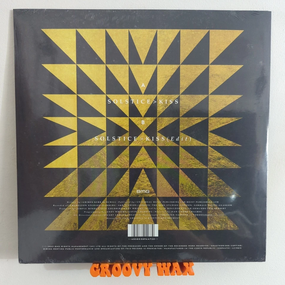 Simple Minds - Solstice Kiss - Limited Edition Yellow Marble Vinyl - New - Image 2 of 3