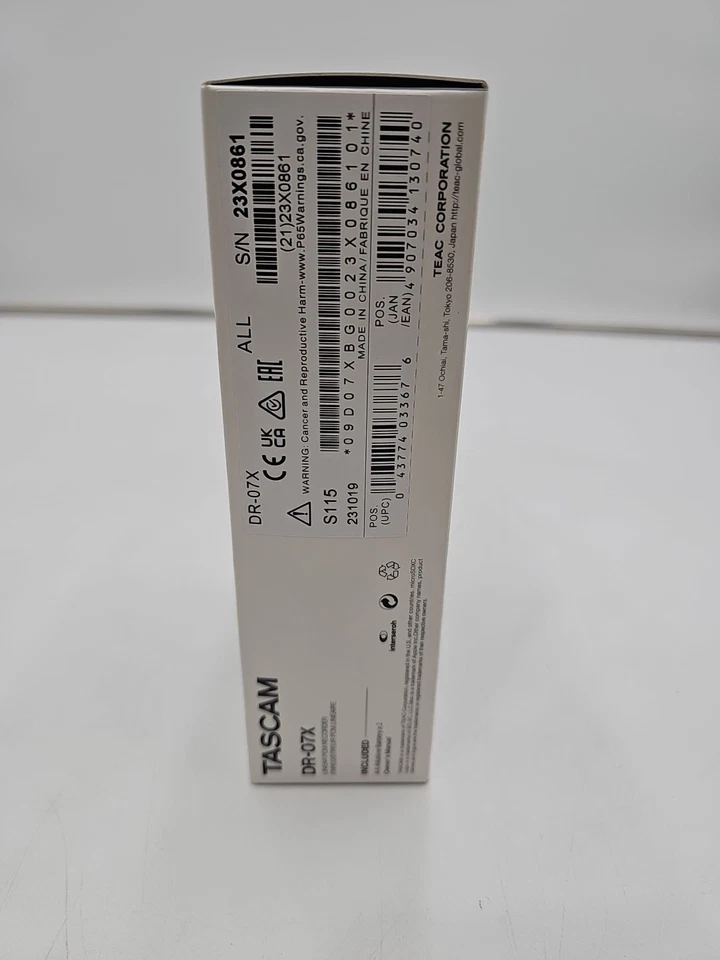 TASCAM DR-07X Portable Stereo Audio Recorder USB - Image 4 of 4