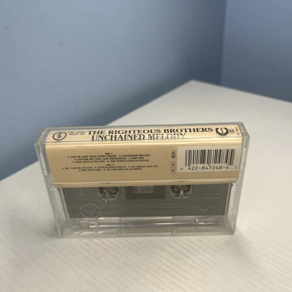 The Very Best of the Righteous Brothers, Unchained Melody Cassette Tape (1990) - Image 3 of 3