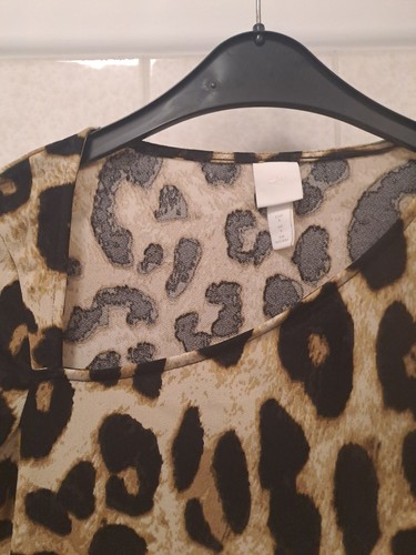 Shirt Im Leoparden Look Von H&M Gr.S **NEUWERTIG ** - Bild 2 von 3