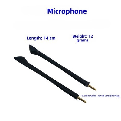 Für Elite Serie Headset Mikrofon Ersatz 14 cm 3,5 mm vergoldetes Kabel