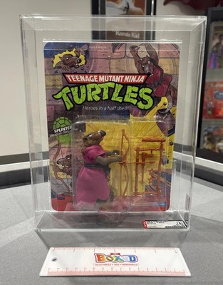 Vintage TMNT Ninja Turtles SPLINTER 10-back MOC Series 1 AFA Graded 75+ 1988