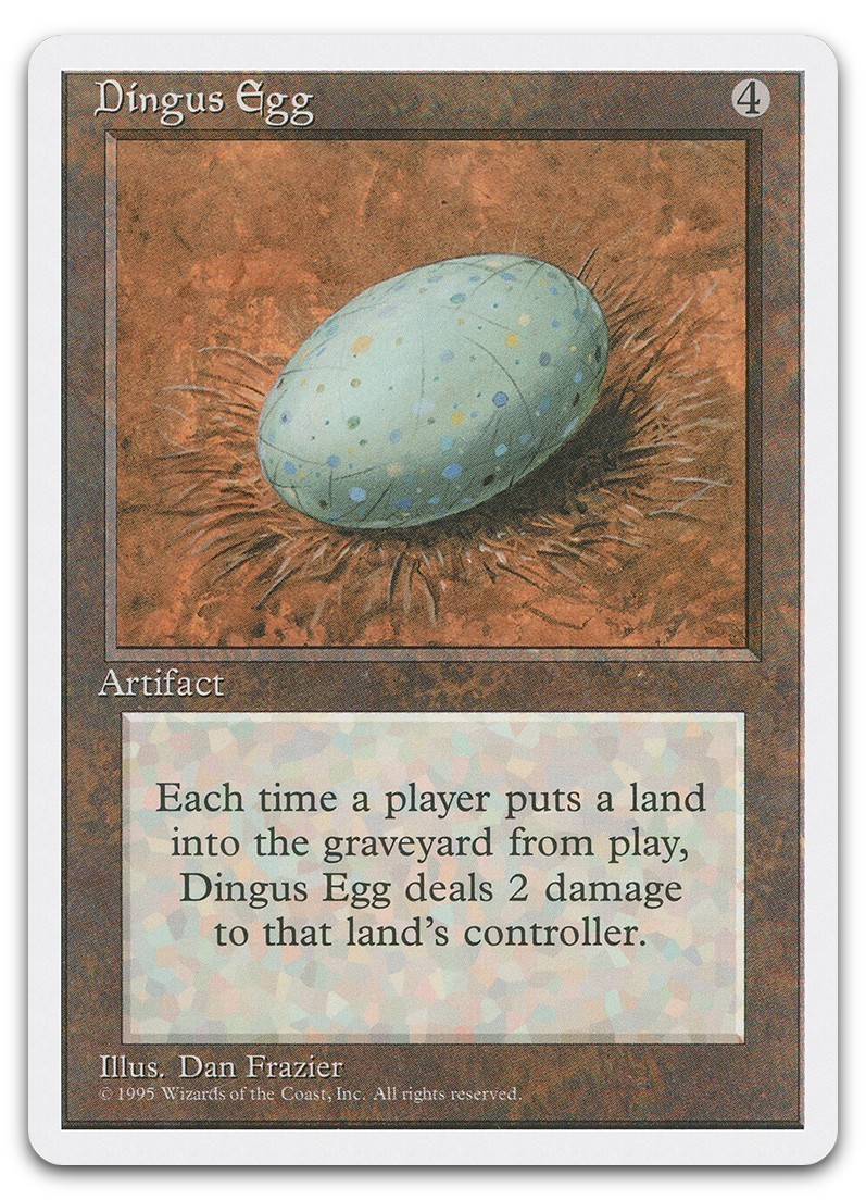Dingus Egg (LP) Fourth Edition 4ED Magic MTG