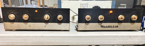 PAIR of Heathkit EA-2 Vacuum Tube MONO Amplifiers AS IS PARTS REPAIR 