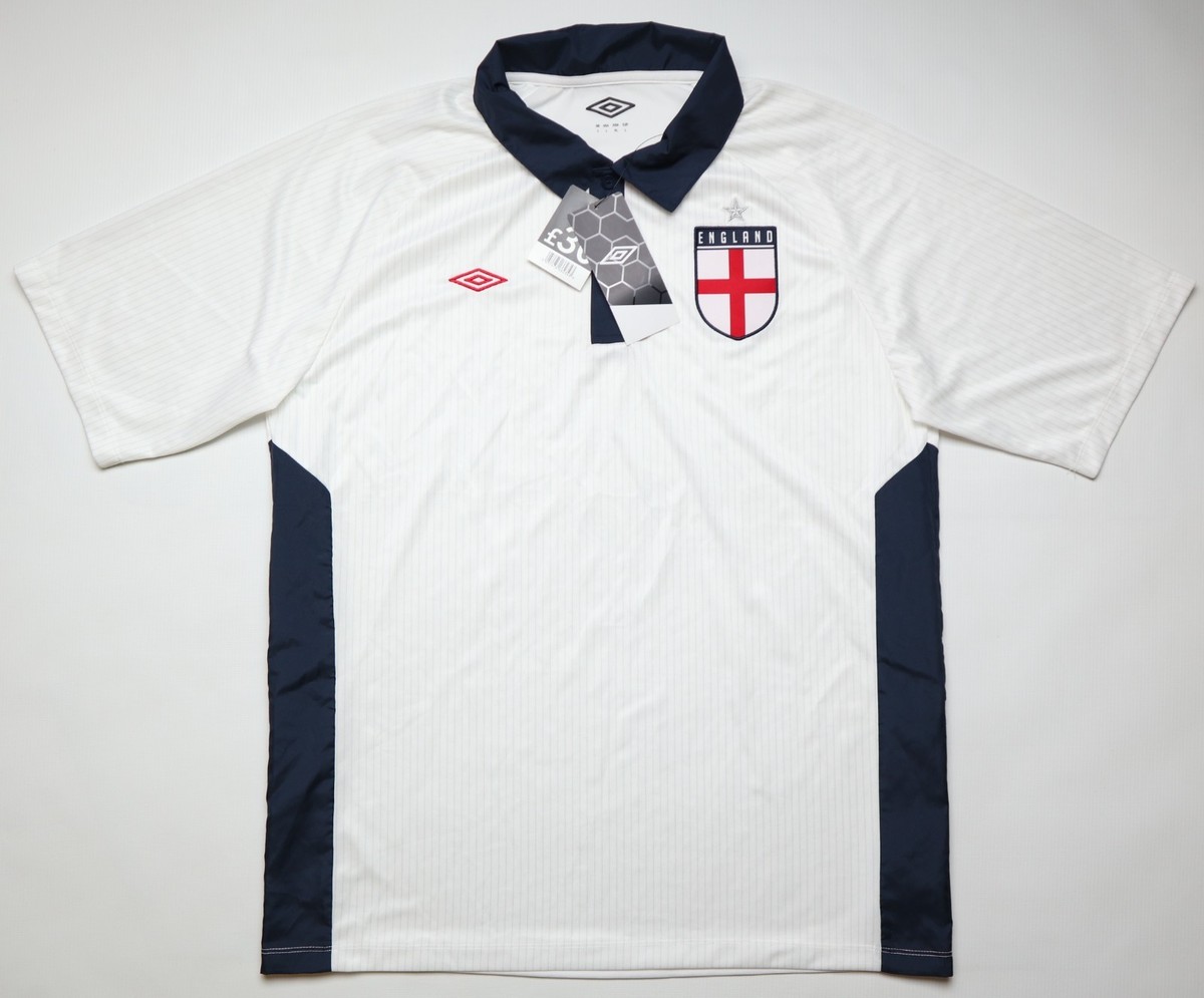 BNWT ENGLAND WORLD CUP 1998 STYLE FAN FOOTBALL SHIRT SOCCER JERSEY