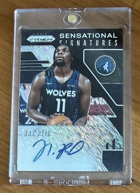 2019-20 Panini Prizm Naz Reid Sensational Signatures One of One 1/1 Auto!
