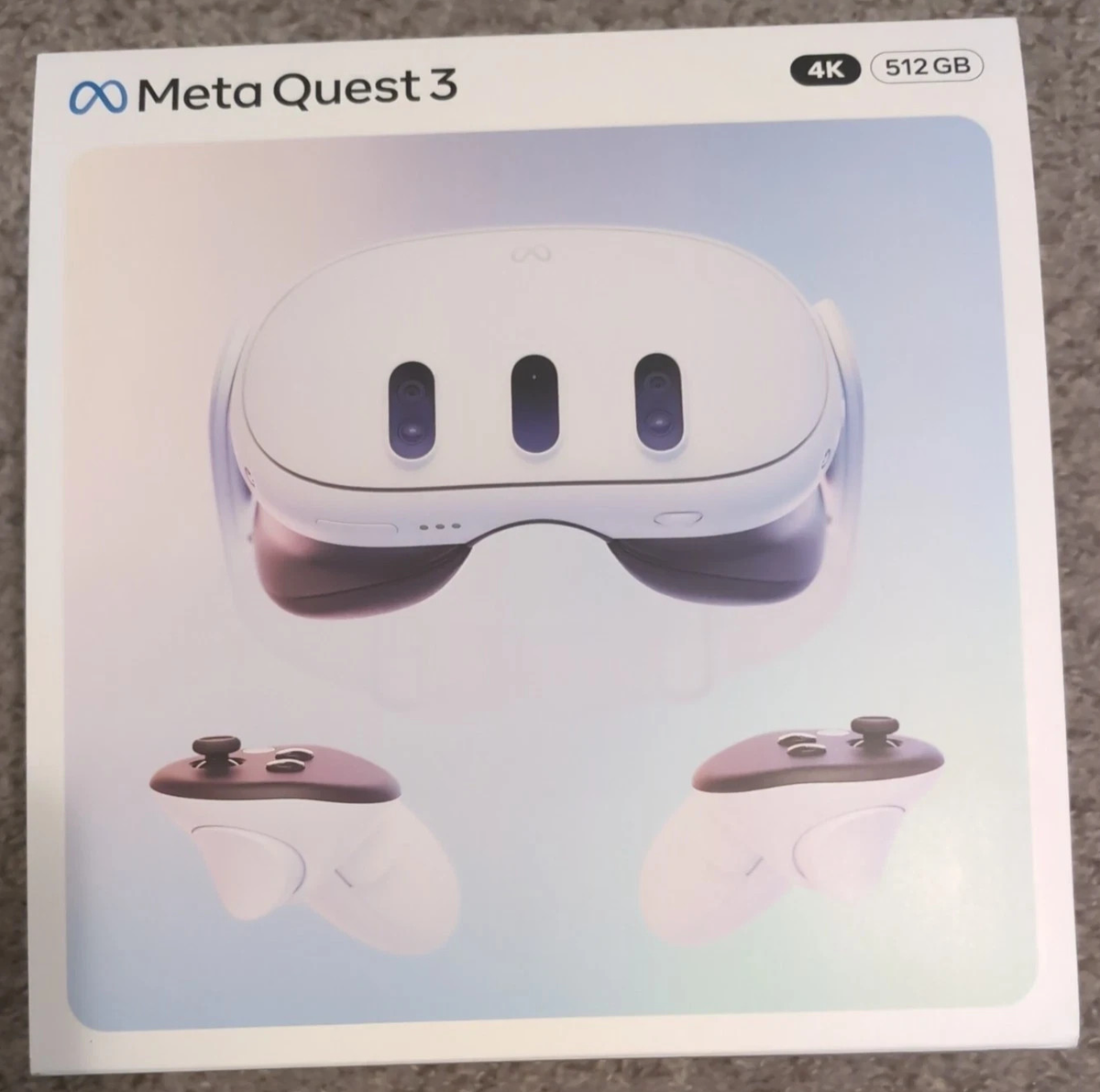 【ほぼ未使用】 Quest 3 512GB New 2023 Meta - Quest 3 - 512GB - Breakthrough Mixed Reality VR