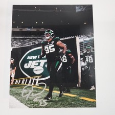 Quinnen Williams New York Jets Signed Autographed 14x11 Photo Alabama W Top Load