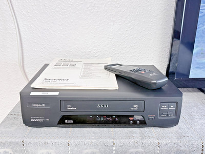 VHS VCR AKAI VS G257 mit Handbuch HQ  PAL MESECAM Videorecorder Videorekorder