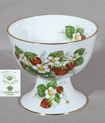 Hammersley Strawberry Ripe Sherbet 3 5/8'' Tall -4'' Diameter At Rim