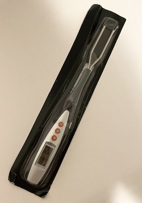 Digital Food Cooking Temperature Thermometer Fork and Timer