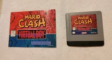 Nintendo Virtual Boy 1995 Mario Clash Game and Manual Tested Working VG