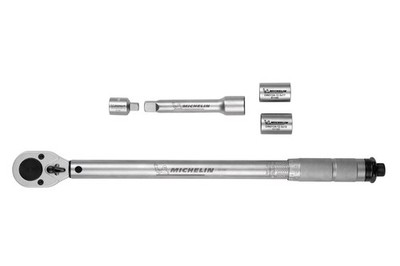 MICHELIN Drehmomentschlüssel MTW 210 Inkl. Stecknüssen, Adapter und Verlängerung