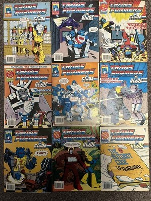 Marvel The Transformers Comics UK x9. Issues 257- 265, in sequence. 1990