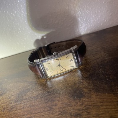 Emporio Armani AR0266 Rectangular Tank-style Wristwatch Pre Owned