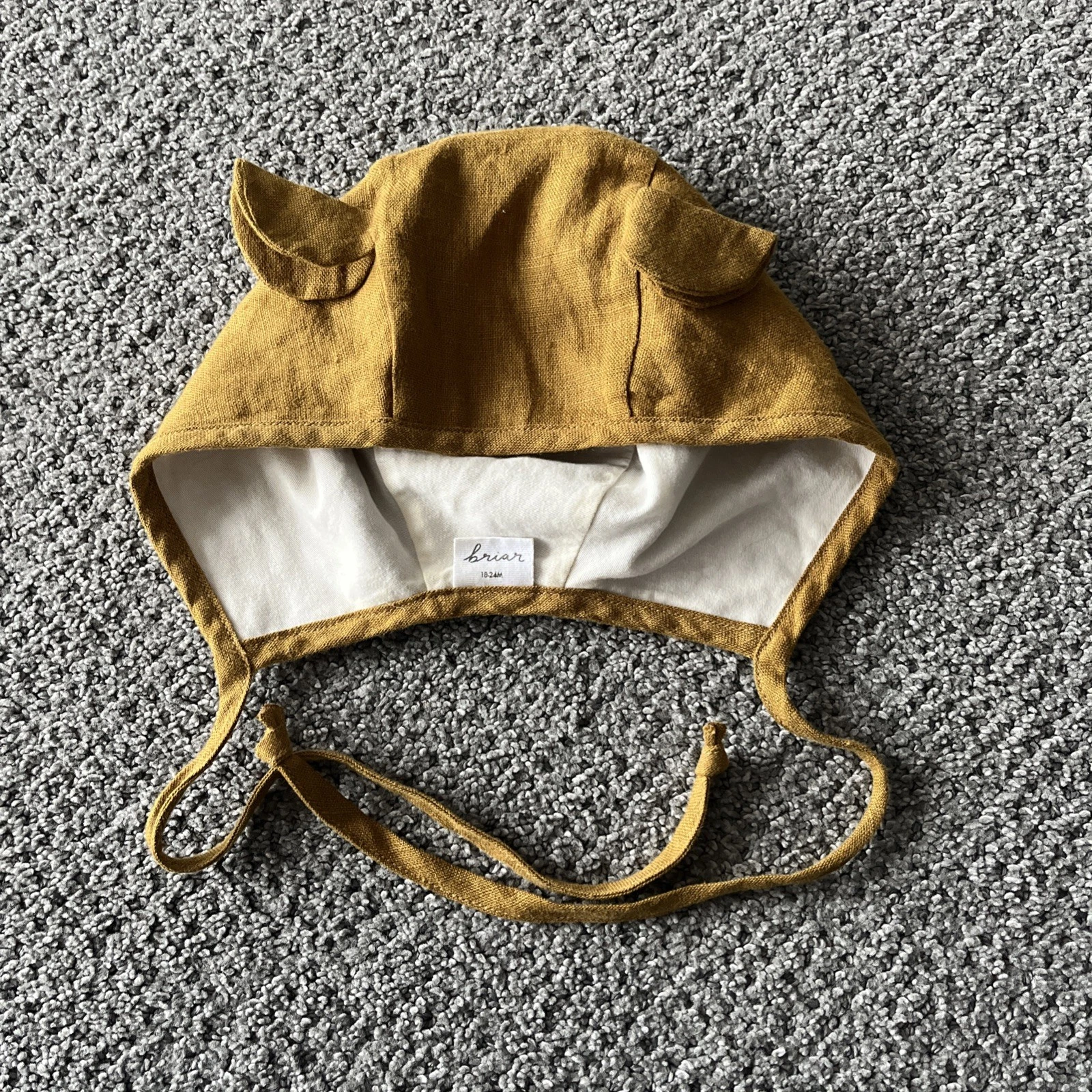 Briar Infant Baby Bonnet Hat. Minimalist 18-24 Months. Ears
Opens in a new window or tab