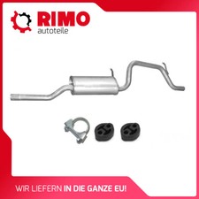 Opel Agila A 1.2 (2000-2008) Endschalldämpfer Mit Montagesatz Auspuff