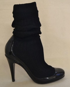 chanel sock booties