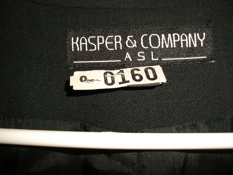 Chaqueta gabardina Kasper & Company ASL para mujer 1/2 talla mediana M Foto 2 de 3