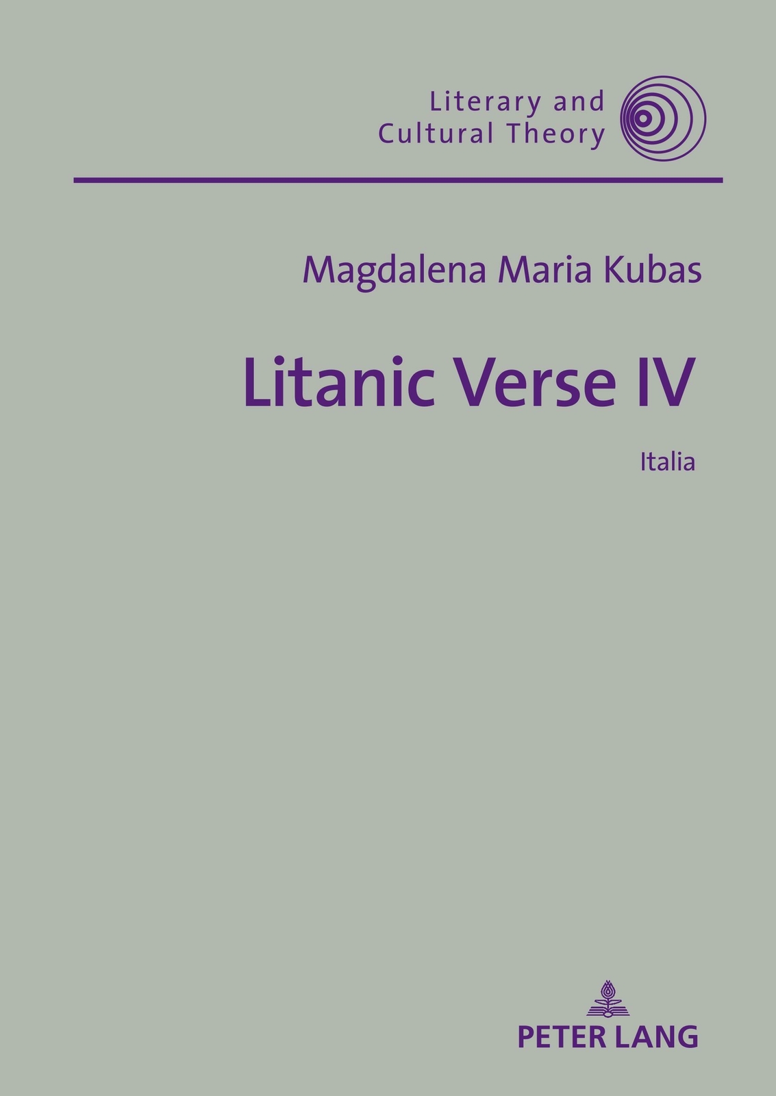 Litanic Verse Iv | Buch | 9783631748053